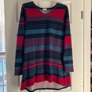 LuLaRoe Long Sleeve Tunic Medium